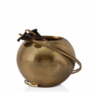 Michael Aram Calla Lily Midnight Rose Bowl Vase